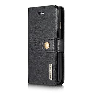 Θήκη iPhone 7 / iPhone 8 / SE (2020) DG.MING Split Leather με αποσπώμενη πλάτη Flip Wallet δερματίνη μαύρο - Image 3