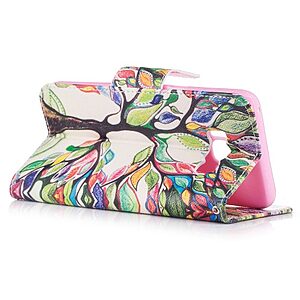 Θήκη SAMSUNG Galaxy S8 OEM σχέδιο Colored Tree Flip Wallet δερματίνη - Image 4