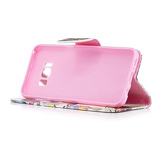 Θήκη SAMSUNG Galaxy S8 OEM σχέδιο Colored Tree Flip Wallet δερματίνη - Image 5