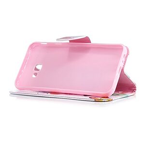 Θήκη Samsung Galaxy J4 Plus OEM Butterflies and Flowers με βάση στήριξης, υποδοχές καρτών και μαγνητικό κούμπωμα Flip Wallet δερματίνη - Image 5