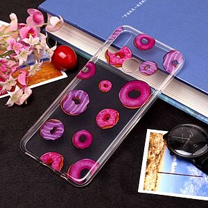 Θήκη Huawei P Smart Plus OEM σχέδιο Doughnuts Πλάτη TPU - Image 3