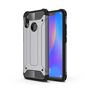 Θήκη Huawei P Smart Plus OEM Armor Guard Hybrid από σκληρό πλαστικό και TPU γκρι