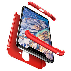 Θήκη Nokia 8.1 GKK Full body Protection 360° από σκληρό πλαστικό κόκκινο - Image 5