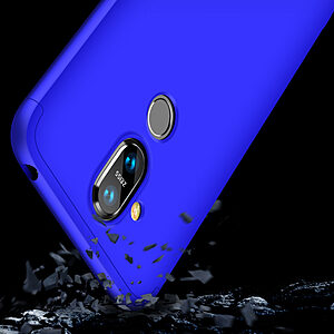 Θήκη Nokia 8.1 GKK Full body Protection 360° από σκληρό πλαστικό μπλε - Image 3