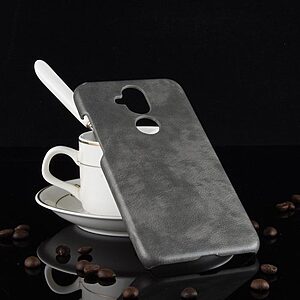 Θήκη Nokia 8.1 OEM Litchi Skin Leather Plastic Series Πλάτη από σκληρό πλαστικό γκρι - Image 5