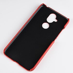 Θήκη Nokia 8.1 OEM Litchi Skin Leather Plastic Series Πλάτη από σκληρό πλαστικό κόκκινο - Image 5