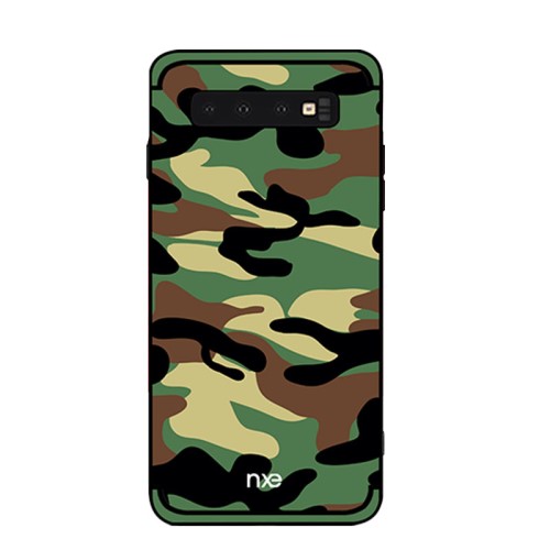Θήκη Samsung Galaxy S10e NXE Camouflage Series Πλάτη TPU πράσινο