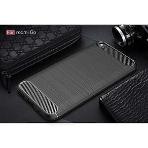 Θήκη Xiaomi Redmi Go Mad Mask Brushed TPU Carbon Πλάτη μάυρο - Image 3