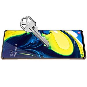 NiLLkin Amazing CP+ Pro Max για Samsung Galaxy A80 ή A90 (Πλήρης Κάλυψη) Αντιχαρακτικό γυαλί Tempered Glass 9H – μαύρο - 0.33mm - Image 5