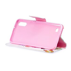 Θήκη Samsung Galaxy A10 OEM σχέδιο Vivid Butterflies με βάση στήριξης, υποδοχές καρτών και μαγνητικό κούμπωμα Flip Wallet δερματίνη - Image 5