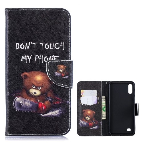 Θήκη Samsung Galaxy A10 OEM Angry bear with chainsaw με βάση στήριξης