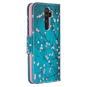 Θήκη Xiaomi Redmi Note 8 Pro OEM Wintersweet με βάση στήριξης, υποδοχές καρτών και μαγνητικό κούμπωμα Flip Wallet δερματίνη - Image 3