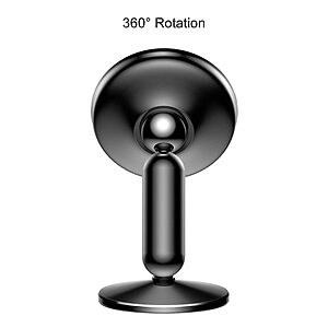 Μαγνητική Βάση στήριξης αυτοκινήτου για ταμπλό Baseus Rotary Magnetic - μάυρη - SUYZD-01 - Image 3