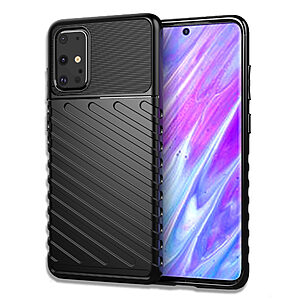 Θήκη Samsung Galaxy S20 Plus OEM Thunder Series Πλάτη από ενισχυμένο TPU μαύρο