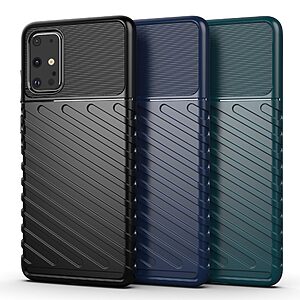 Θήκη Samsung Galaxy S20 Plus OEM Thunder Series Πλάτη από ενισχυμένο TPU μαύρο - Image 3