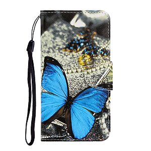 Θήκη Xiaomi Redmi Note 9S OEM Big Blue Butterfly με βάση στήριξης