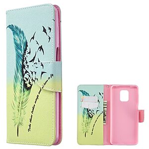 Θήκη Xiaomi Redmi Note 9S OEM Feather & Birds με βάση στήριξης