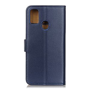 Θήκη Huawei P Smart (2020) Mad Mask Leather Wallet Case με βάση στήριξης, υποδοχές καρτών και μαγνητικό κούμπωμα Flip Wallet από συνθετικό δέρμα μπλε - Image 3