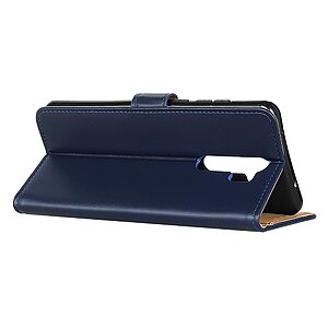 Θήκη Xiaomi Redmi 9 Mad Mask Leather Wallet Case με βάση στήριξης, υποδοχές καρτών και μαγνητικό κούμπωμα Flip Wallet από συνθετικό δέρμα μπλε - Image 4