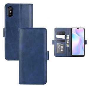 Θήκη Xiaomi Redmi 9A OEM Leather Wallet Case V2 με βάση στήριξης