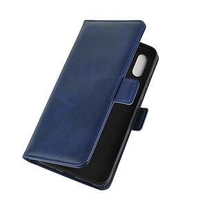 Θήκη Xiaomi Redmi 9A / 9AT Mad Mask Leather Wallet Case V2 με βάση στήριξης, υποδοχές καρτών και μαγνητικό κούμπωμα Flip Wallet από συνθετικό δέρμα μπλε - Image 3