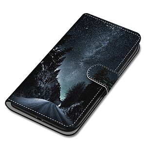 Θήκη Xiaomi Redmi 9C OEM Mountain Icy Road με βάση στήριξης, υποδοχές καρτών και μαγνητικό κούμπωμα Flip Wallet από συνθετικό δέρμα και TPU - Image 3