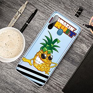 Θήκη Samsung Galaxy M11 OEM σχέδιο Pineapple Πλάτη TPU - Image 5