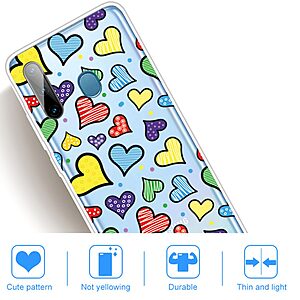 Θήκη Samsung Galaxy M11 OEM σχέδιο Hearts Πλάτη TPU - Image 4