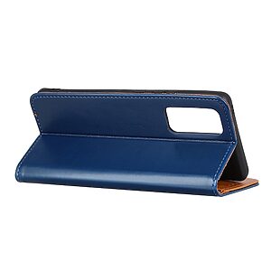 Θήκη Samsung Galaxy Note 20 OEM PU Leather Wallet Case με βάση στήριξης, υποδοχές καρτών και μαγνητικό κούμπωμα Flip Wallet από συνθετικό δέρμα και TPU μπλε - Image 4