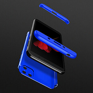 Θήκη GKK Full body Protection 360° από σκληρό πλαστικό για Huawei Y5p μπλε - Image 3