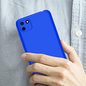 Θήκη GKK Full body Protection 360° από σκληρό πλαστικό για Huawei Y5p μπλε - Image 5