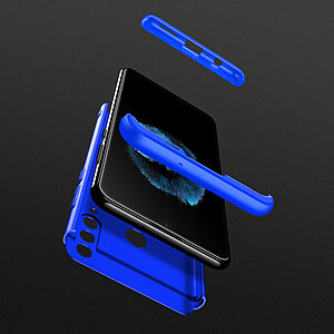 Θήκη GKK Full body Protection 360° από σκληρό πλαστικό για Huawei Y6p μπλε - Image 3