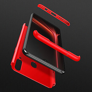 Θήκη GKK Full body Protection 360° από σκληρό πλαστικό για Samsung Galaxy A20S κόκκινο - Image 3