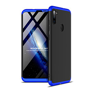 Θήκη GKK Full body Protection 360° από σκληρό πλαστικό για Samsung Galaxy M11 μαύρο / μπλε