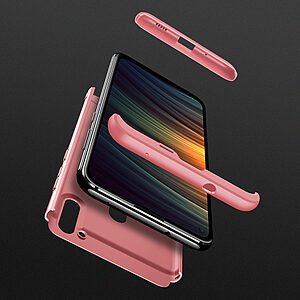 Θήκη GKK Full body Protection 360° από σκληρό πλαστικό για Samsung Galaxy A11 ροζ χρυσό - Image 4