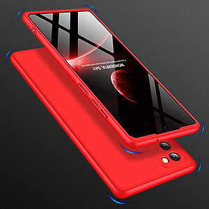 Θήκη GKK Full body Protection 360° από σκληρό πλαστικό για Samsung Galaxy Note 20 κόκκινο - Image 4