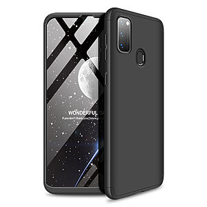 Θήκη GKK Full body Protection 360° από σκληρό πλαστικό για Samsung M21 μαύρο