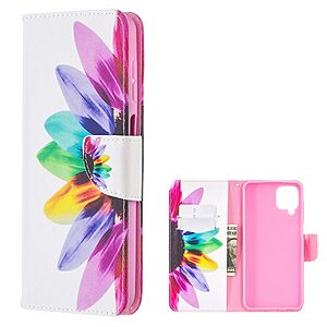 Θήκη Samsung Galaxy A12 OEM Colorful Petals με βάση στήριξης