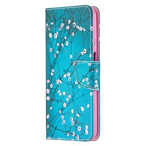 Θήκη Samsung Galaxy A12 / M12 OEM Wintersweet με βάση στήριξης, υποδοχές καρτών και μαγνητικό κούμπωμα Flip Wallet από συνθετικό δέρμα και TPU - Image 3