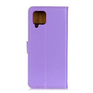 Θήκη Samsung Galaxy A12 / M12 Mad Mask Leather Wallet Case με βάση στήριξης, υποδοχές καρτών και μαγνητικό κούμπωμα Flip Wallet από συνθετικό δέρμα μωβ - Image 3