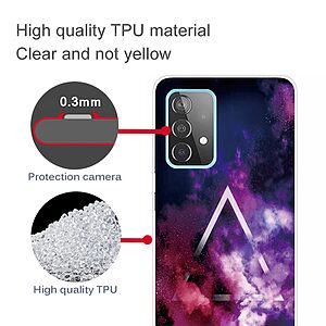 Θήκη Samsung Galaxy A52 4G / 5G / A52S OEM σχέδιο Purple Triangle Πλάτη TPU - Image 3