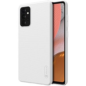 Θήκη Samsung Galaxy A72 4G / 5G NiLLkin Super Frosted Shield Series Πλάτη από Premium σκληρό πλαστικό λευκό