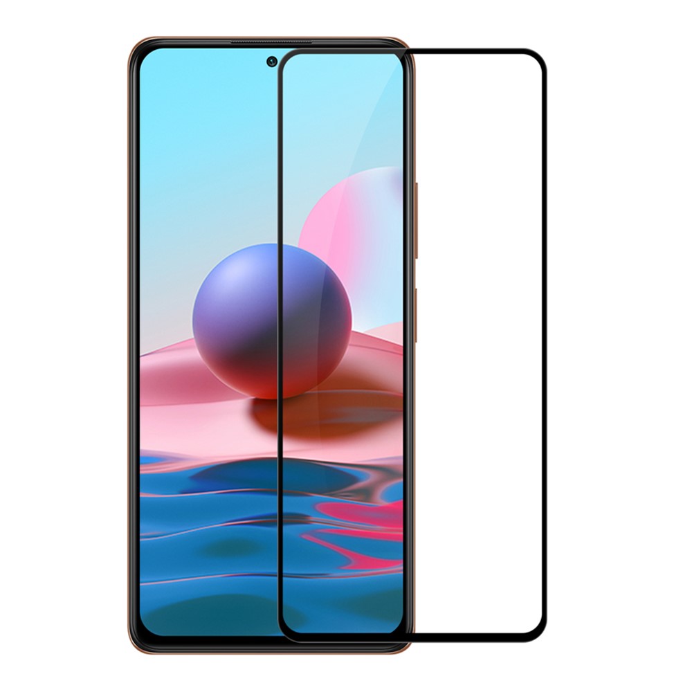 NiLLkin Amazing CP+ Pro Max για Xiaomi Redmi Note 10 Pro (Πλήρης Κάλυψη) Αντιχαρακτικό γυαλί Tempered Glass 9H – μαύρο – 0.33mm