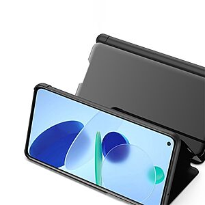 Θήκη Xiaomi Mi 11 Lite / 5G / NE OEM Mirror Surface Series Flip Window δερματίνη γαλάζιο - Image 4