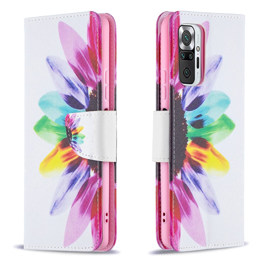 Θήκη Xiaomi Redmi Note 10 Pro OEM Colorful Petals με βάση στήριξης