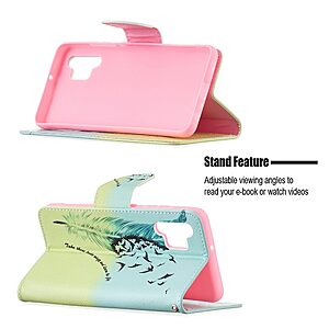 υποδοχές καρτών και μαγνητικό κούμπωμα Flip Wallet από συνθετικό δέρμα και TPU