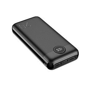 Power Bank VEGER VP2039 20000mAh με LCD οθόνη και διπλή USB έξοδο - μπροστινή όψη
