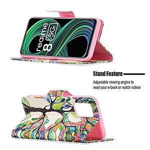 υποδοχές καρτών και μαγνητικό κούμπωμα Flip Wallet από συνθετικό δέρμα και TPU