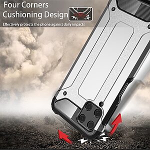 Θήκη Samsung Galaxy A22 4G Mad Mask Armor Guard Hybrid Πλάτη από σκληρό πλαστικό και TPU κόκκινο - Image 4