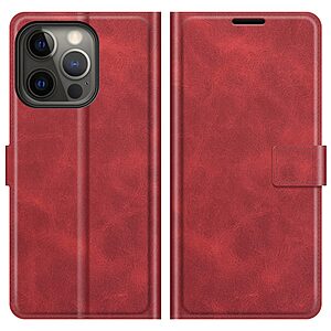 Θήκη iPhone 13 Pro OEM Leather Wallet Case V2 με βάση στήριξης